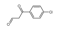 3-(4-chlorophenyl)-3-ketopropionaldehyde结构式