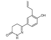 6-(3-allyl-4-hydroxy-phenyl)-4,5-dihydro-2H-pyridazin-3-one结构式
