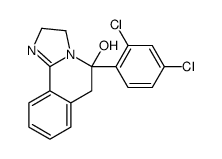 5-(2,4-Dichlorophenyl)-2,3,5,6-tetrahydroimidazo[2,1-a]isoquinolin-5-ol结构式