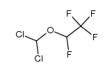 1,2,2,2-tetrafluoroethyl dichloromethyl ether结构式