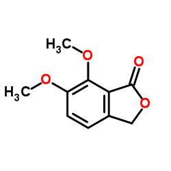 6,7-二甲氧基-1(3h)-异苯并呋喃酮结构式