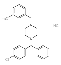 美克洛嗪结构式