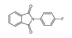 2-(4-fluorophenyl)isoindole-1,3-dione结构式