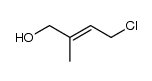 trans-3-hydroxymethyl-2-butenyl chloride结构式