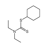 cyclohexyl N,N-diethylcarbamodithioate结构式