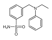 3-[(N-ethylanilino)methyl]benzenesulfonamide结构式