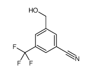 3-(hydroxymethyl)-5-(trifluoromethyl)benzonitrile结构式