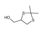 (2,2-dimethyl-1,3-dithiolan-4-yl)methanol结构式