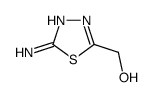(5-amino-1,3,4-thiadiazol-2-yl)methanol结构式