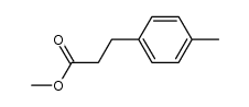 Benzenepropanoic acid, 4-Methyl-, Methyl ester结构式