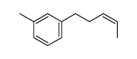 1-methyl-3-pent-3-enylbenzene结构式