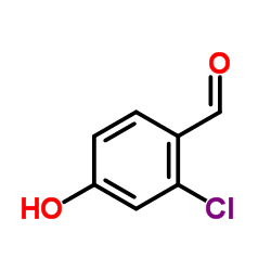 2-氯-4-羟基苯甲醛结构式