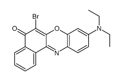 6-bromo-9-(diethylamino)benzo[a]phenoxazin-5-one结构式