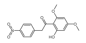 2-hydroxy-4,6-dimethoxy-4'-nitro-deoxybenzoin结构式