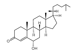 4-Cholesten-6beta-ol-3-one结构式