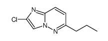 2-chloro-6-propylimidazo[1,2-b]pyridazine结构式