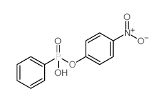 4-硝基苯基氢苯膦结构式