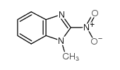 1-N-Methyl-2-nitrobenzimidazole结构式