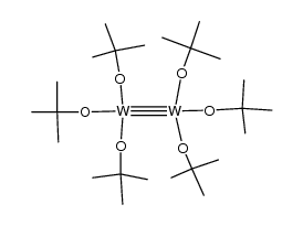 ditungsten hexakis(tert-butoxide)结构式