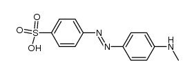 4-(4-methylamino-phenylazo)-benzenesulfonic acid结构式