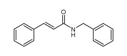 (E)-3-phenyl-N-phenylmethyl-2-propenamide结构式