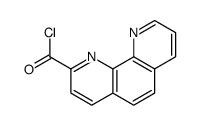 1,10-phenanthroline-2-carbonyl chloride结构式
