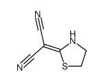 2-(1,3-thiazolidin-2-ylidene)propanedinitrile结构式