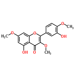 阿亚黄素，缎木素结构式