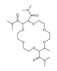(+)-(18-Crown-6)-2,3,11,12-tetracarboxamide结构式