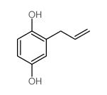 2-烯丙基苯-1,4-二醇结构式