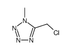 5-(chloromethyl)-1-methyltetrazole结构式