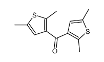 bis(2,5-dimethylthiophen-3-yl)methanone结构式