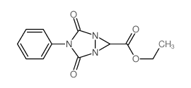 ethyl 2,4-dioxo-3-phenyl-1,3,5-triazabicyclo[3.1.0]hexane-6-carboxylate结构式