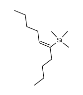 (Z)-5-(Trimethylsilyl)-5-decene结构式