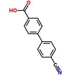 4-氰基-4-联苯羧酸结构式