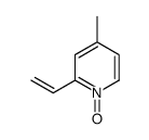2-ethenyl-4-methyl-1-oxidopyridin-1-ium结构式