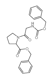 L-Proline,N-[(phenylmethoxy)carbonyl]glycyl-, phenylmethyl ester (9CI)结构式