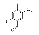 2-bromo-5-methoxy-4-methylbenzaldehyde结构式