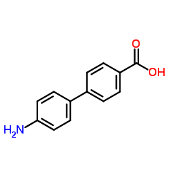 4’-氨基-4-联苯基羧酸结构式