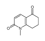 1-Methyl-7,8-dihydroquinoline-2,5(1H,6H)-dione结构式