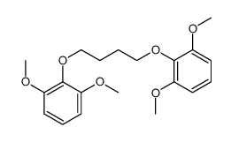 2-[4-(2,6-dimethoxyphenoxy)butoxy]-1,3-dimethoxybenzene结构式