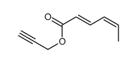 prop-2-ynyl hexa-2,4-dienoate结构式