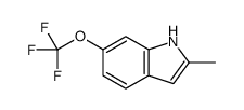 1H-INDOLE, 2-METHYL-6-(TRIFLUOROMETHOXY)-结构式