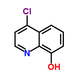 4-氯-8-羟基喹啉结构式