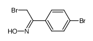 2-bromo-1-(4-bromophenyl)ethanone oxime结构式