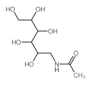 Glucitol,1-(acetylamino)-1-deoxy- (9CI)结构式