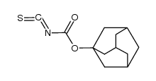 O-adamantan-1-yl carbonisothiocyanatidate结构式