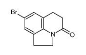 8-bromo-1,2,5,6-tetrahydro-4H-pyrrolo[3,2,1-ij]quinolin-4-one结构式