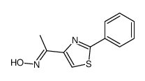 N-[1-(2-phenyl-1,3-thiazol-4-yl)ethylidene]hydroxylamine结构式