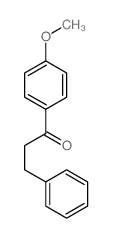 1-(4-methoxyphenyl)-3-phenyl-propan-1-one结构式